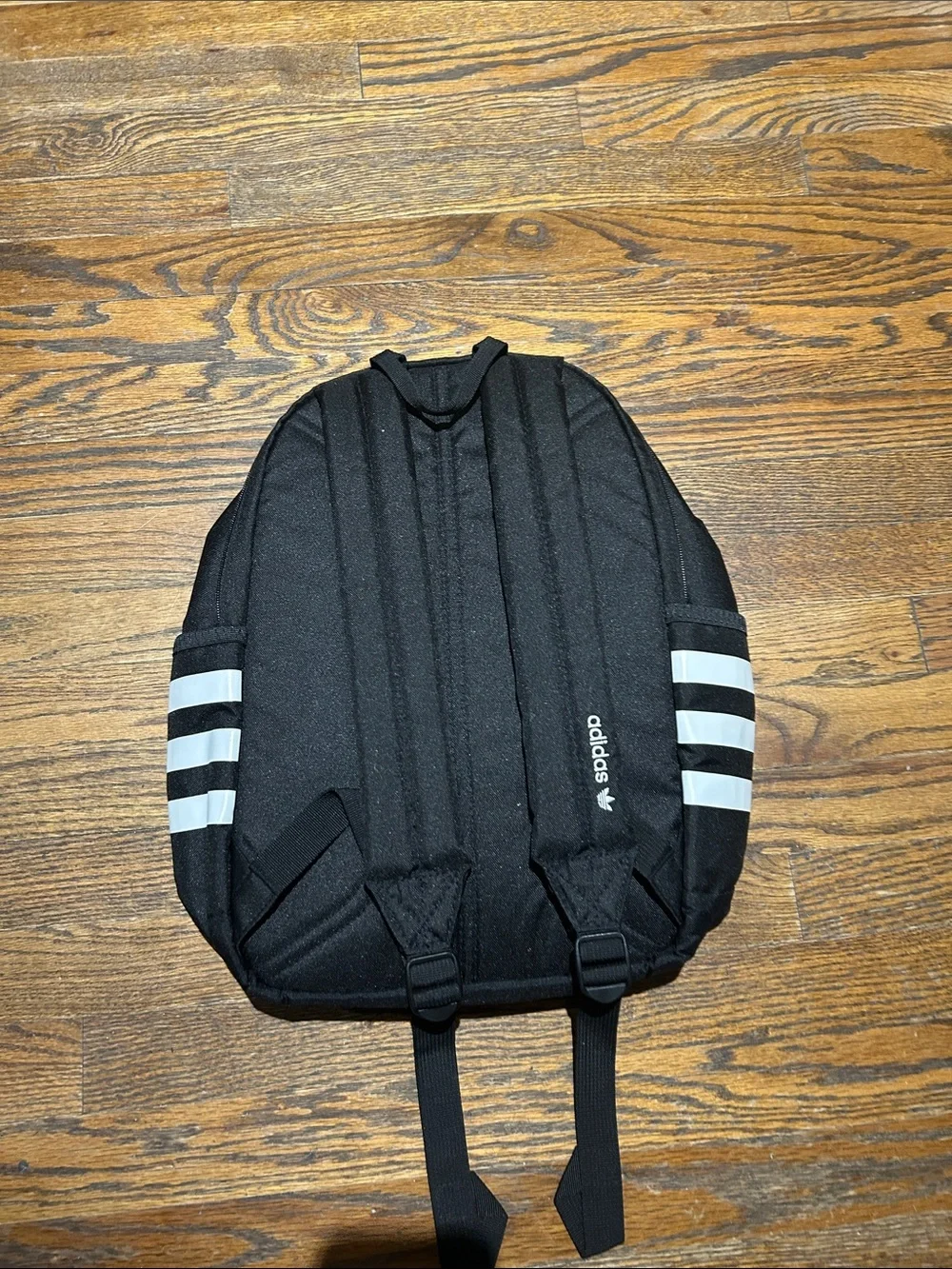 adidas Black and White Trefoil Backpack